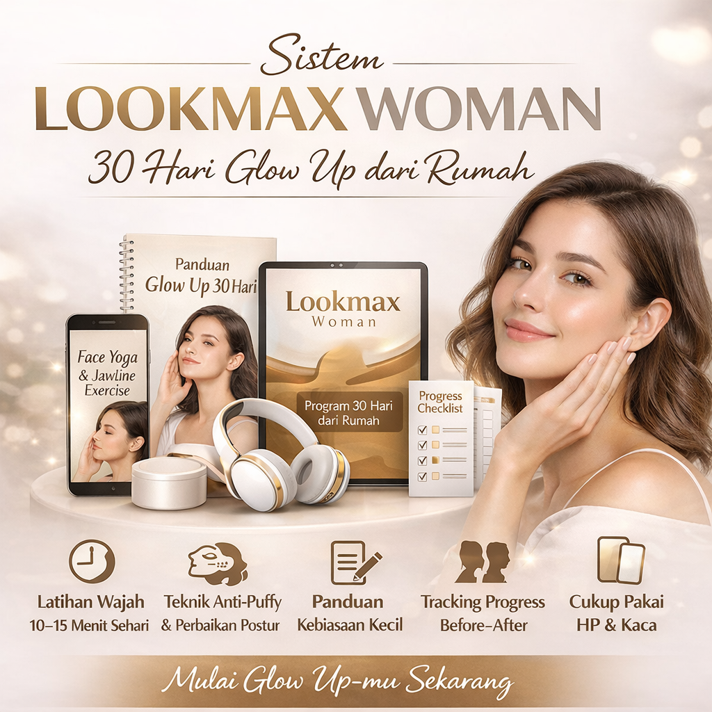 Sistem Lookmax Woman - 30 Hari Glow Up Tanpa Operasi